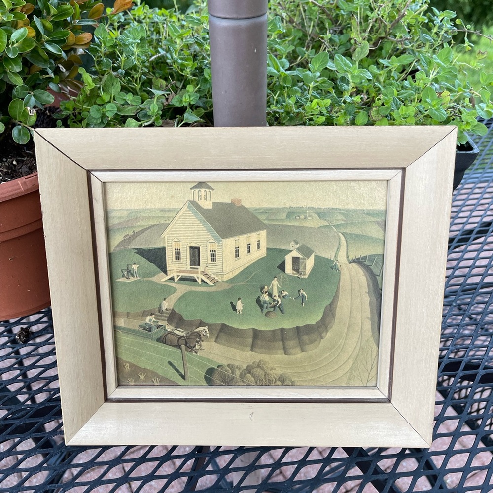 Grant Wood’s Arbor Day 1932 Painting
